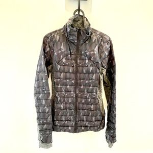 LULULEMON puffer/down running jacket 4 purple/grey